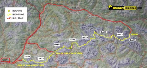 Dolomites Italy Map