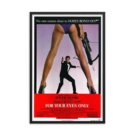 For Your Eyes Only 1981 Reprint Poster
