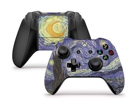 Starry Night By Van Gogh Xbox One Sx Controller Skin Stickybunny