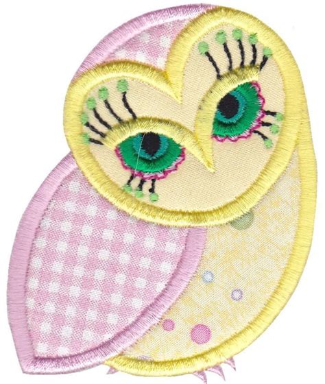 Owls Applique Set 14 Designs 4 Sizes Products Swak Embroidery