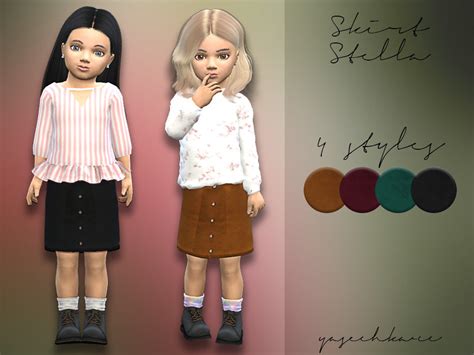 Toddler Skirt Stella Sims 4 Updates ♦ Sims 4 Finds And Sims 4 Must