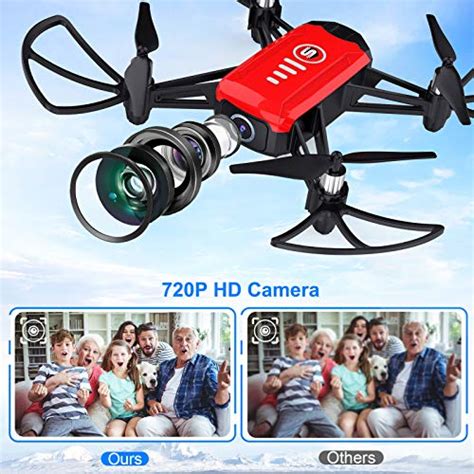 Sanrock H818 Mini Drones For Kids Rc Quadcopter With Camera Support