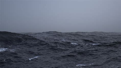 3d Model Scene Stormy Ocean