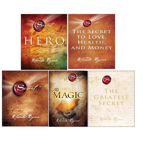 Rhonda Byrne The Secret Series 5 Books Collection Set Hero The Power