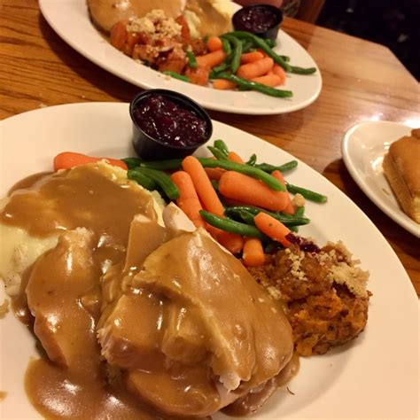 I prefer things heated in the oven so i placed the marie callenders frozen dinner in the oven. Monster Munching: $19.99 Thanksgiving Meal at Marie Callender's - Fountain Valley