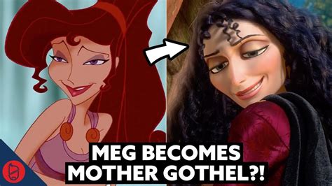 Mother Gothel Is Meg From Hercules Disney Theory Youtube