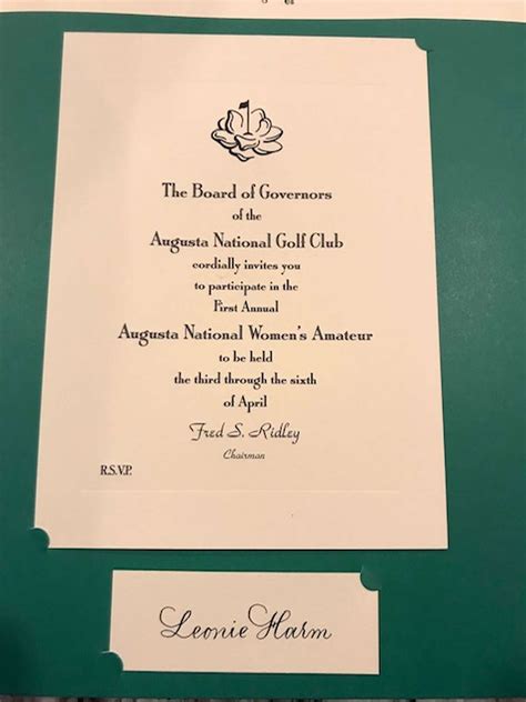 Uh Golfer Leonie Harm Invited To Augusta National Women S Amateur