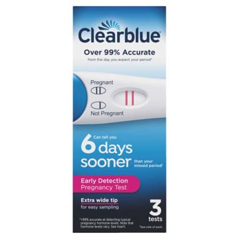 Clearblue Early Detection Pregnancy Test 3 Ct Pick ‘n Save
