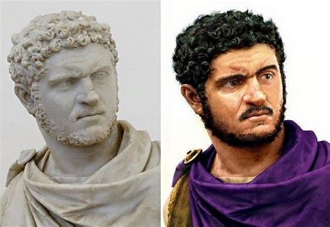 Reconstruction Of Bust Of Roman Emperor Caracalla Emperadores