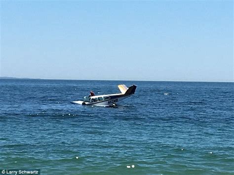 Plane Crashes In Water Near Rhode Island Beach Goers And The Pilot Is