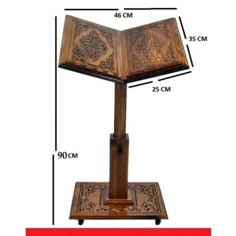 Adjustable Carving Book Stand Wooden Quran Kerimbible Torah Etsy