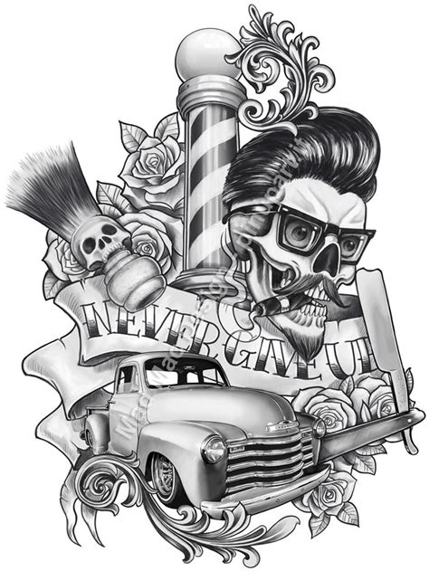 Speed Drawing ~ The Artwork Of Mad Mac Arte Rockabilly Tatuaje Tabú