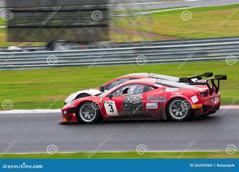Ferrari And Mclaren Gt Fia Gt1 At Race Editorial Stock Photo Image Of