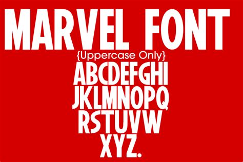 Marvel Font Ybtfonts Fontspace