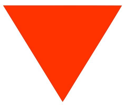An inverted red triangle is the symbol for family planning health and contraception services, much as the red cross is a symbol for medical services. Original file ‎ (SVG file, nominally 258 × 218 pixels ...
