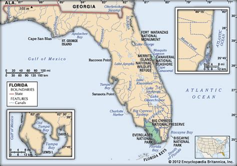 Picture Of Physical Map Of Florida United States Map