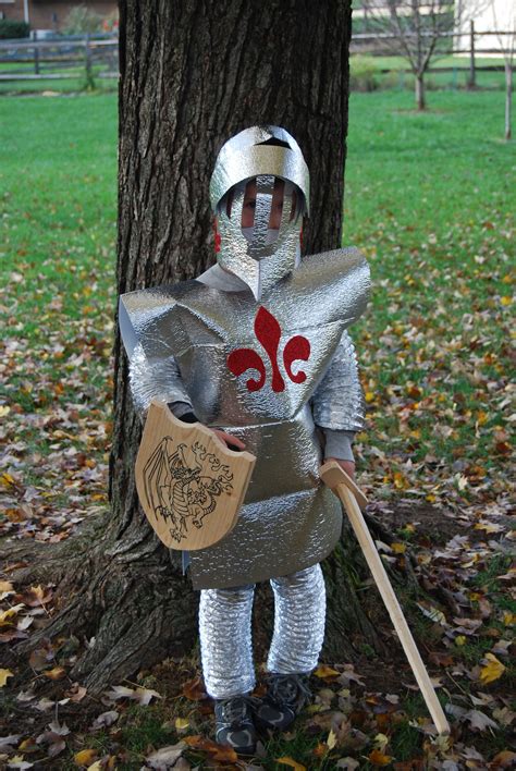 Homemade Knight In Shining Armor Costume Recipe Knight Halloween