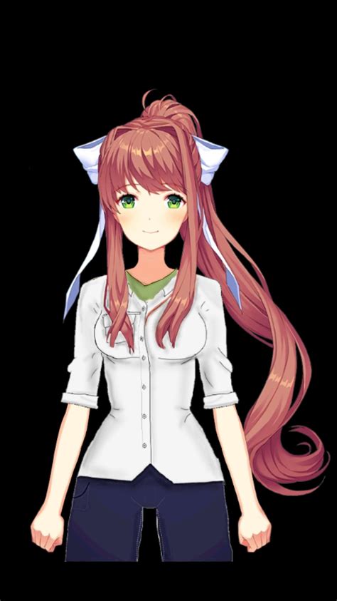 Re Shaded Casual Monika Its Now Slightly Improved Rddlcmods