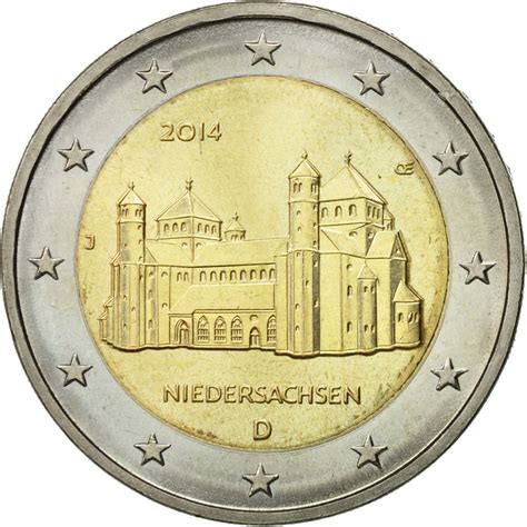 466228 Allemagne 2 Euro Basse Saxe 2014 Spl Bi Metallic Spl 2