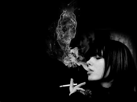 Cigarette Smoke Girl Sad