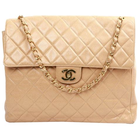 2019 Chanel Pink Tweed Fabric And Pearls Classic Single Flap Bag At 1stdibs