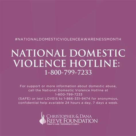 The National Domestic Violence Hotline Domestic Violence Support Printable Cards