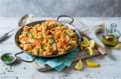 Classic Spanish Paella Recipe Paella Recipes Tesco Real Food