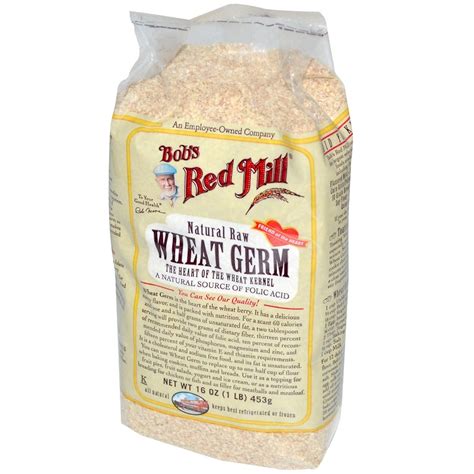 Bobs Red Mill Natural Raw Wheat Germ 16 Oz 453 G Iherb