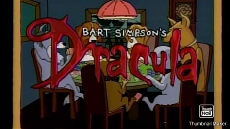 Bart Simpson S Dracula Youtube