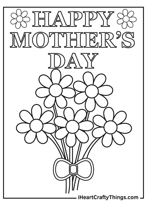 Printable Mother S Day Coloring Pages Printable Word Searches