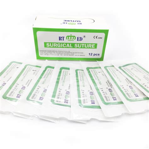 Rtmed High Quality Non Absorbable Surgical Nylon Monofilament Suture