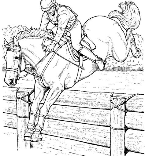Realistic Horse Coloring Pages At Free Printable