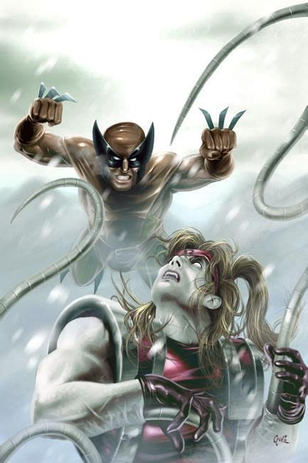 Wolverine Vs Omega Red Arte Dc Comics Marvel Comics Comic Books Art