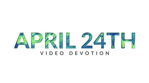 April 24th Youtube