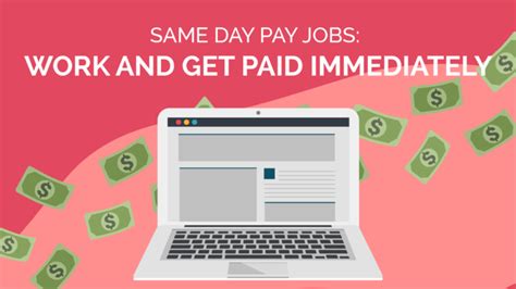 Same Day Pay Jobs Work And Get Paid Immediately How To Fire