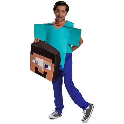 Minecraft® Steve Børnekostume Til 499 Kr På Temashopdk