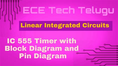 Working Of Ic 555 Timer With Block Diagram And Pin Diagram Ic555