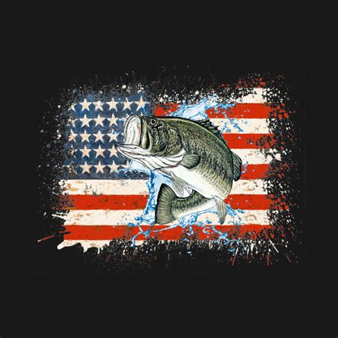 Fishing American Flag American Flag Fishing Fishing American Flag