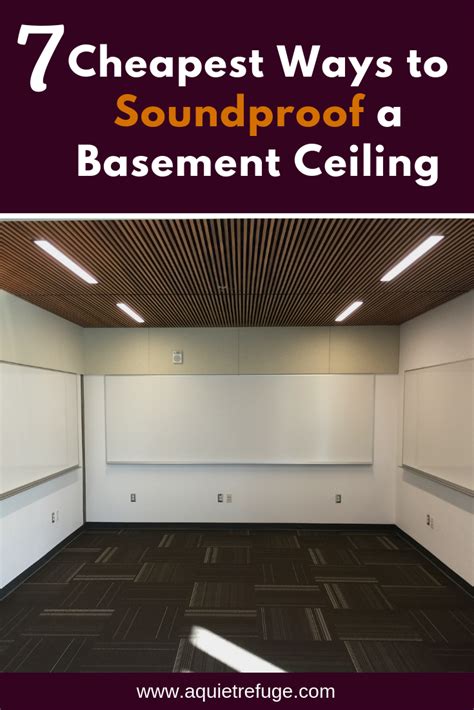 Best Way To Soundproof A Basement Ceiling Ceiling Ideas