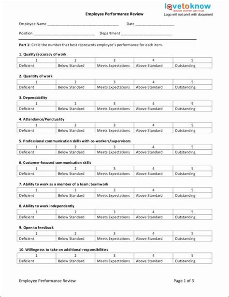 Free Employee Evaluation Form Template Of Steps To Effective Hot Sex Picture