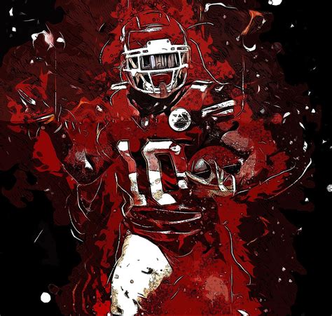 Tyreek Hill Cartoon Wallpapers Wallpaper Cave