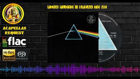 Pink Floyd Speak To Me High Quality Audio Hq Flac Sacd Youtube