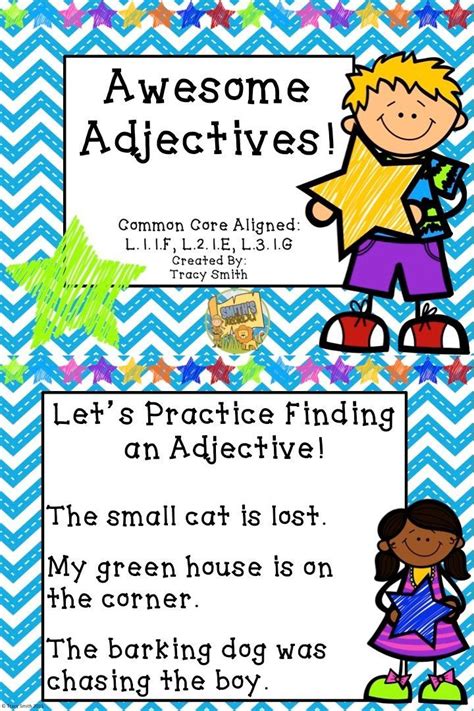 Adjectives Awesome Adjectives 3 Days Of No Prep Activities To Get