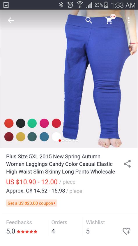This Ad For Plus Size Leggings Shows A Small Model In One Pant Leg