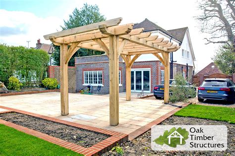 A gorgeous vinyl pergola can add a luxurious flair to your deck or patio, while providing you with the practical. Solid Oak Pergolas - Oak Timber Structures