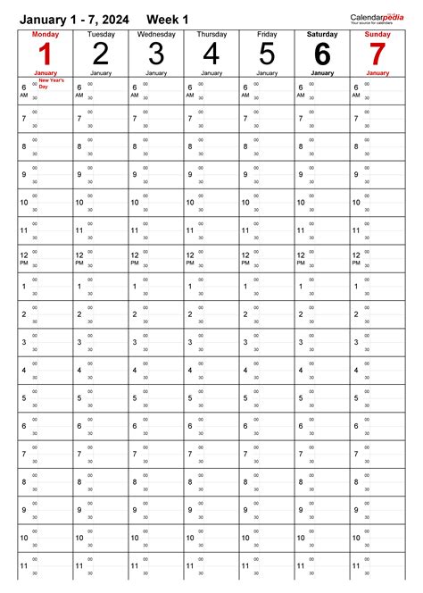 Weekly Calendar 2024 Uk Free Printable Templates For Excel