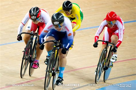Professional riders wear some extra body protection on the upper body for the fighting and when they crash, which seems to be often. 1st Round / Women's Keirin / Track Cycling World Cup VI ...