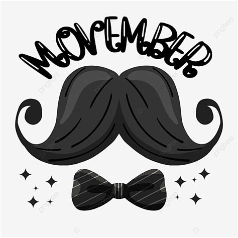 Gambar Jenggot Dan Dasi Kartun Movember Bergerak Kartun Jenggot Png