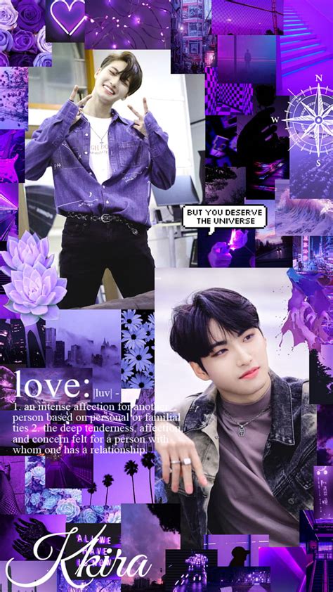 Seonghwa Aesthetic Ateez Boyfriend Dark Kpop Purple Hd Phone Wallpaper Peakpx