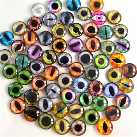 Random Overstock Bulk Lot Of Glass Eyes 10 Pairs Or 20 Singles Handmade Glass Eyes